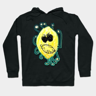 Crazy Lemon with neon highlights Hoodie